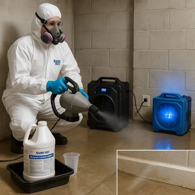 Sanitization and Odor Removal process in Miami Lakes, FL